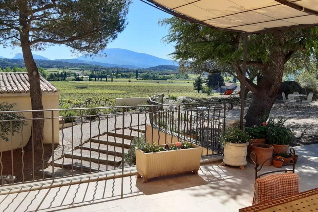 Le Clos Des Pins, Vue Mont Ventoux Roaix Eksteriør billede